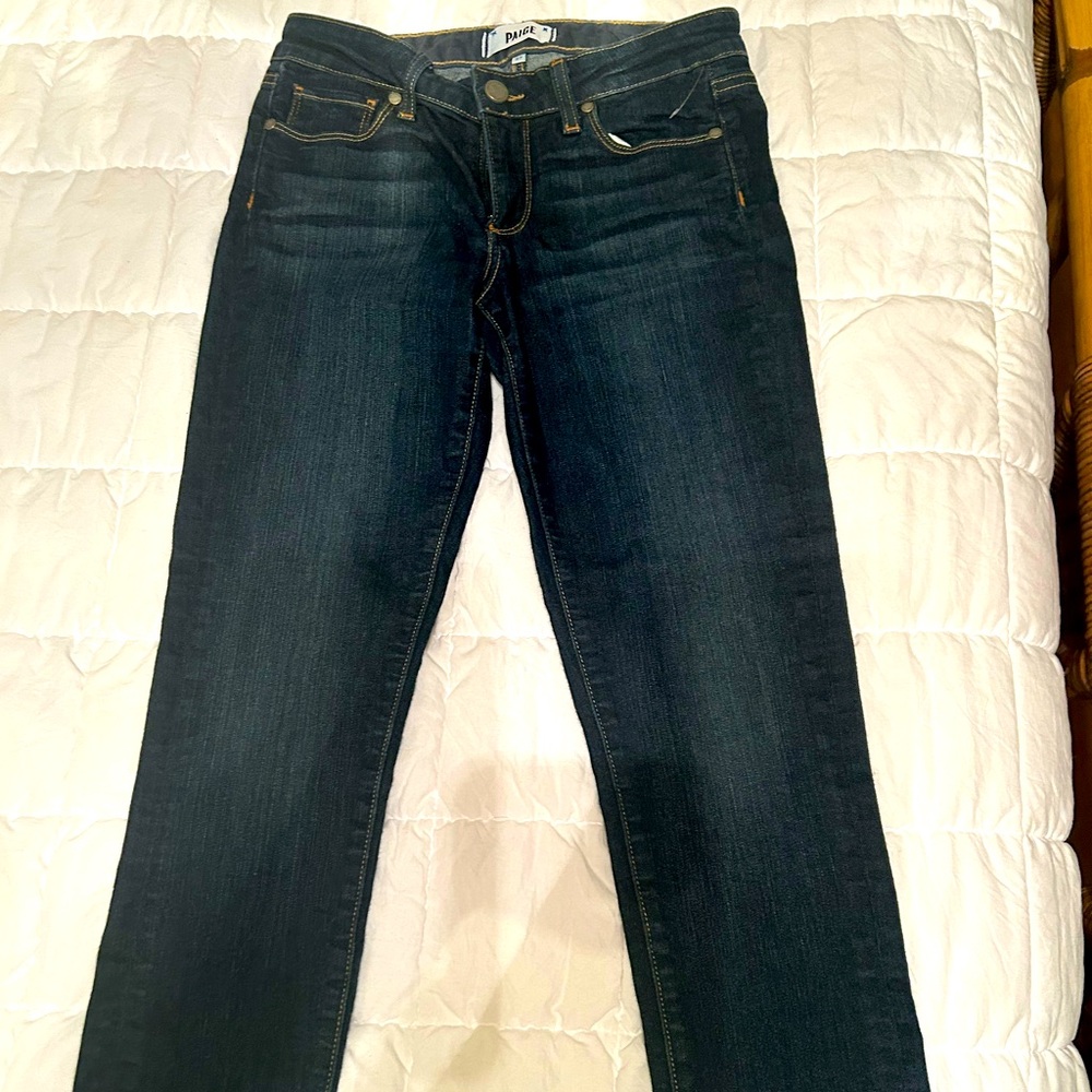 PAIGE Dark Indigo Women's Skinny Jeans